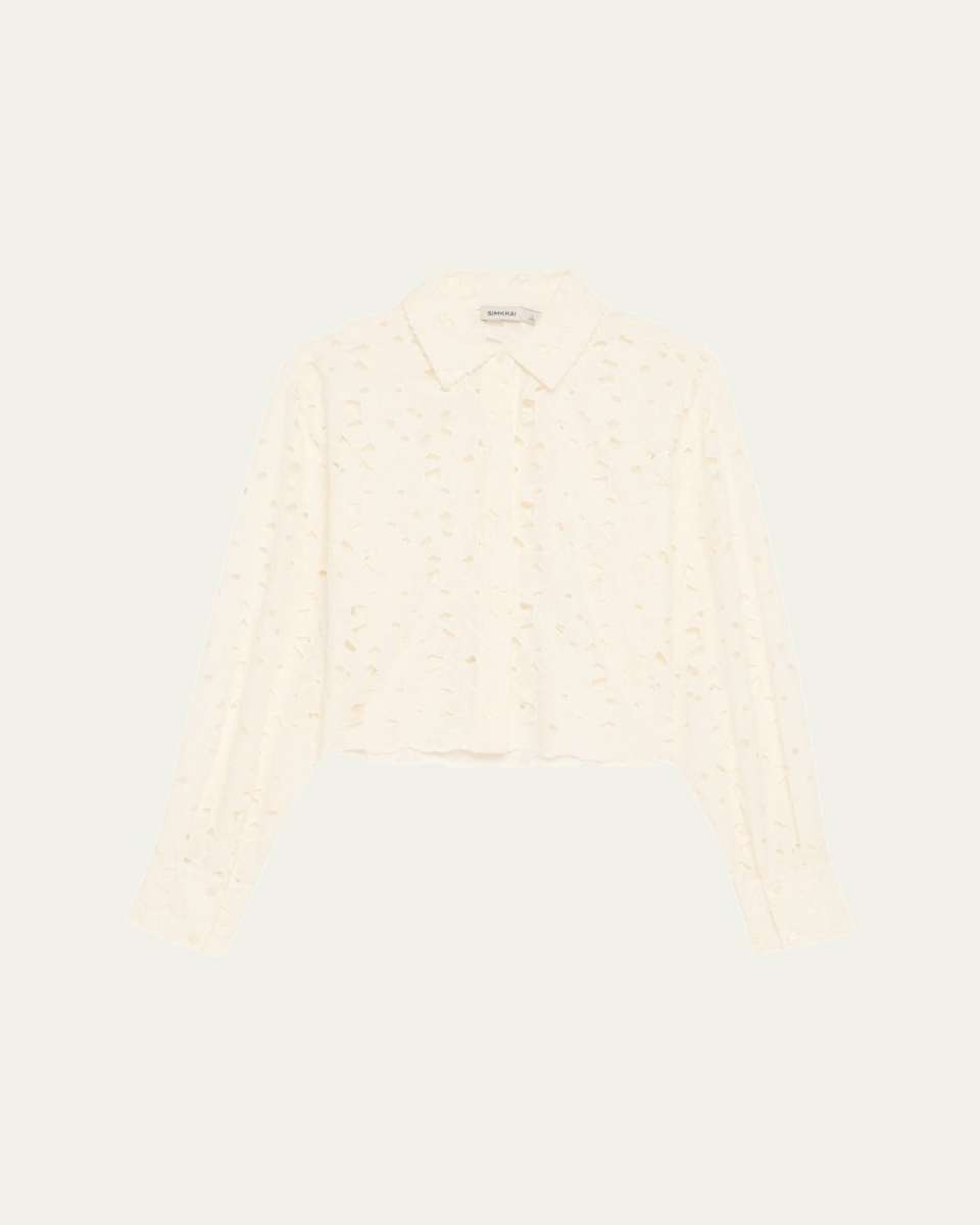 Penelope Embroidered Long-Sleeve Shirt